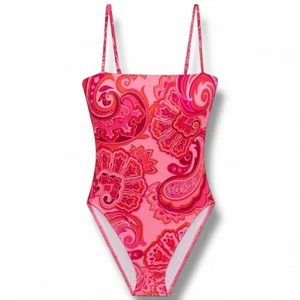 Lauren Ralph Lauren Women's Printed One-Piece Swimsuit Size 4 - Picture 1 of 3