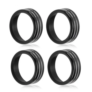 4pcs Fit For Toyota Tacoma Console Air Condition Switch Button Knob Ring Cover - Bild 1 von 5