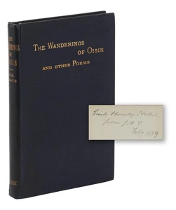 The Wanderings of Oisin ~ W. B. YEATS Association Copy ~ First Edition 1889 1st - Imagen 1 de 9