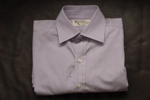 Richard Anderson Savile Row lavender French cuff dress shirt 13 1/2" small - Picture 1 of 5