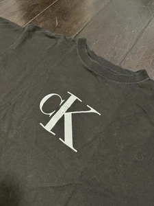 Vintage Calvin Klein CK BE Shirt Gr. XL Duft Made in USA 90s Single Stitch - Bild 1 von 7