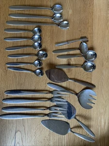 WMF 3300 Atlanta Cromargan Restbesteck Fischvorleger Tortenheber Löffel etc - Bild 1 von 15