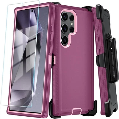 For Samsung Galaxy S22 Ultra/S22 Case Cover w/Clip fit Otterbox Defender +Screen - Image 1 of 4