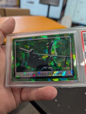 2023 Chrome Sapphire Edition SW ROTJ Green/60 Darth Vader is Down 💥PSA 10  - Image 1 of 4