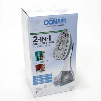 Conair Turbo Extreme Steam 2-in-1 Steamer & Iron with Gentle Temp