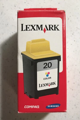 Lexmark Color Ink Cartidge 20 15MO120 Tri-Color BRAND NEW in Box - Image 1 of 4