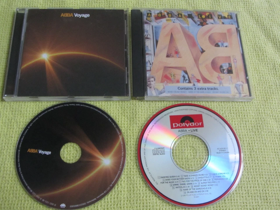ABBA Voyage (2021 new album) & Live 2 CD Albums Pop Dancing Queen - Image 1 of 1