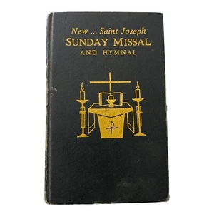 New…St Joseph SUNDAY MISSAL Hymnal Vintage 1966 Devotional Missal Mass Book - Picture 1 of 24