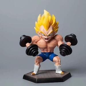 Anime Dragon Ball Vegeta Fitness Muskel PVC Figur Statue neu ohne Karton 17 cm