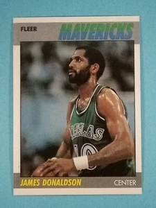 1987-88 Fleer James Donaldson Dallas Mavericks #28 🏀 - Picture 1 of 2