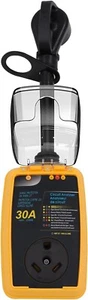30 Amp Smart RV Surge Protector with Waterproof Cover All-in-1 Circuit Analyzer - Bild 1 von 7