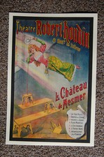 Robert Houdin magician poster #5 1894 Le Chateau de Mesmer