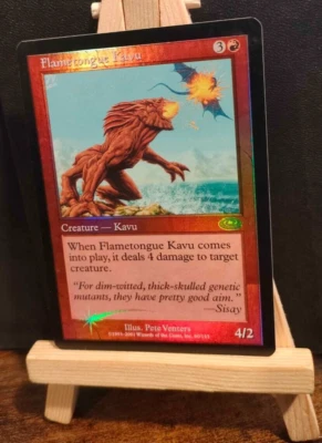 Flametongue Kavu FOIL - Planeshift - Excellent/LP to NM - MTG - Image 1 of 3