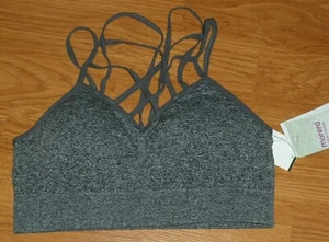 MORERA  ACTIVEWEAR SPORTS BRA SIZE S GRAY MOISTURE WICKING MSRP:$19.99 NWT - Picture 1 of 2