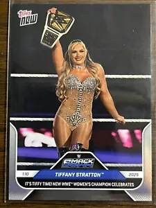 2025 Topps Now WWE #8 Tiffany Stratton SmackDown - Picture 1 of 2