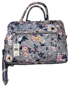New Vera Bradley Weekender Travel Bag Quilted Parisian Bouquet MSRP $175.00 - Picture 1 of 9