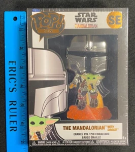 2022 Funko Pop Star Wars Mandalorian con Brogu #SE Pin Esmalte Nuevo NH M3 - Imagen 1 de 2