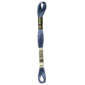 DMC 6-Strand Embroidery Cotton 8.7yd-Medium Antique Blue - 12 Pack - Picture 1 of 1