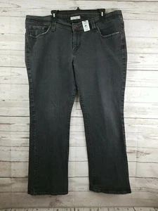 Jeans neri da donna Levi's 518 Superlow Bootcut denim taglia 22M lavaggio medio - Foto 1 di 12