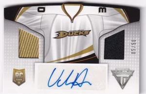 2013-14 Panini Titanium Road Sweaters Memorabilia Auto #RSVF Viktor Fasth 5/50 - Picture 1 of 2