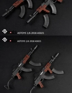 ASTOYS AS021 1/6 Handless Gun Weapon AK47 Wood Grain Model Ornament - Picture 1 of 4