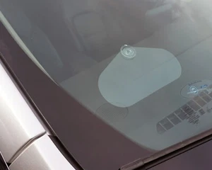 Place (stick) Rideshare Emblem Here | Two Removable Placards on Suction Cups - Bild 1 von 4