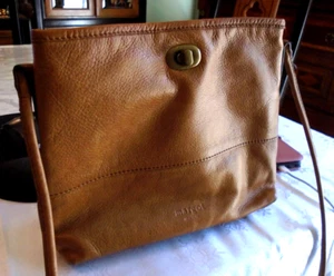 MARGOT BRAUN LEDER CROSS BODY BAG SCHULTERTASCHE HANDTASCHE 10" X 8" X 2 1/2" - Bild 1 von 14