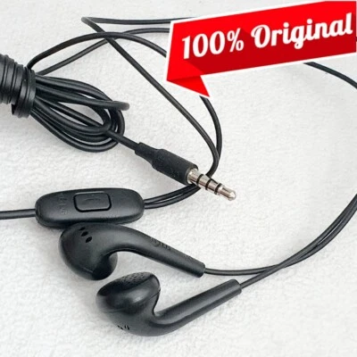 Original LG EAB62209201 Black 3.5mm Stereo Headset w/Volume Key & Mic - Image 1 of 4