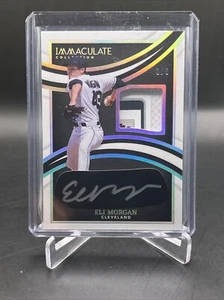 2022 Immaculate Patch Eye Black Silver Holo Eli Morgan SSP Auto #d 3/6 #IBP-EM - Picture 1 of 4