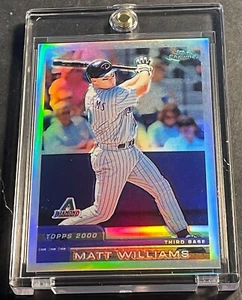 2000 Topps Chrome Refractors Arizona Diamondbacks Baseball Card #5 Matt Williams - Picture 1 of 2