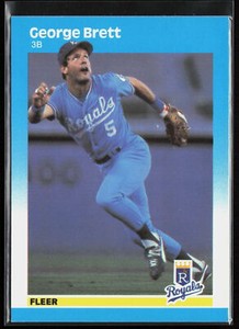 1987 Fleer #366 George Brett