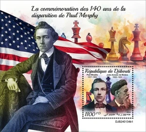 2024/04 - DJIBOUTI - PAUL MORPHY 140TH I 1V MNH ** - Picture 1 of 1
