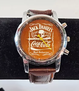 Orologio Jack Daniels Coca Cola, cattivo comportamento, fondello in acciaio inox, funzionante - Foto 1 di 19