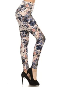 Leggings Depot High Waisted Floral & Space Print Leggings for Women-Full Leng... - Picture 1 of 5