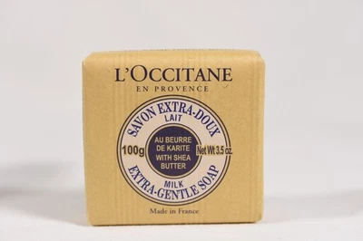 L'Occitane Milk Shea Butter Extra Gentle Soap Bar 100g/3.5oz France New! - Image 1 of 4