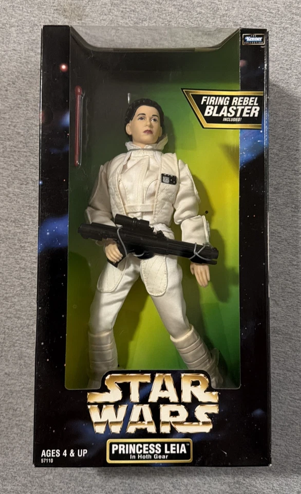 Star Wars Action Collection Princess Leia Hoth Gear 12" Action Figure 1998 New - Image 1 of 4