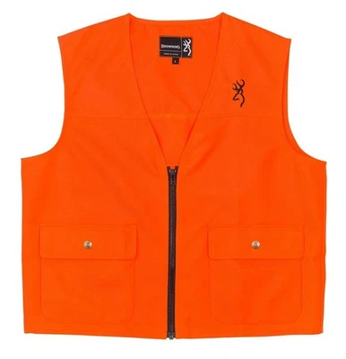 Browning Junior Safety Blaze Hunting Vest Polyester Blaze Orange - Image 1 of 2