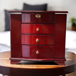 Mele Designs Waverly Damen Schmuckkästchen aus Holz - Kirsche - Bild 1 von 2