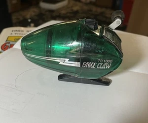 Angeln Eagle Claw TC 1000 Rolle Turbo Cast Made By Swede Green Made In USA - Bild 1 von 8