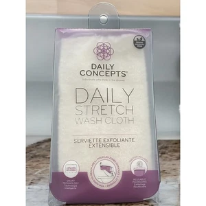 NUEVO Paño de lavado elástico diario Daily Concepts BLANCO orgánico vegano biodegradable - Imagen 1 de 2