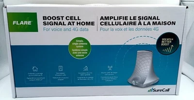 NEW! SURECALL FLARE SC-POLY-DT-O-KIT IN-HOME & OFFICE CELLULAR SIGNAL BOOSTER - Image 1 of 4