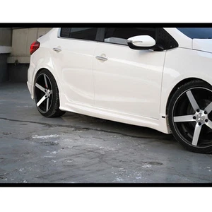 Side Lip Skirt Body Kit UNPAINTED Left Right For 12 13 14 Kia Forte K3 - Picture 1 of 1