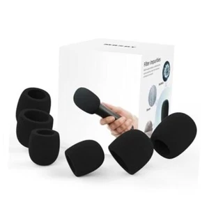 Microphone Cover, Reusable Microphone Pop Filter, Microphone Foam 6 pcs - Picture 1 of 7