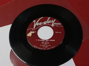 The Dells  I WANNA GO HOME  7" Single Vee-day W 40 USA 1956 - Imagen 1 de 2