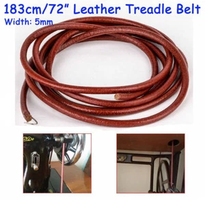 LEDERRIEMEN LÄNGE 189 CM MASCHINE PEDALNÄHMASCHINEN - Bild 1 von 2