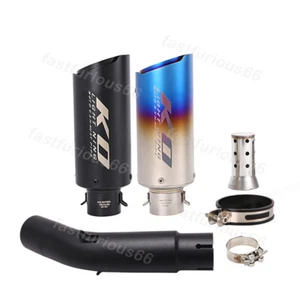 Mid Exhaust Pipe 51mm Black Muffler For Honda CMX500 CMX300 Rebel 500 2017-2025 - Bild 1 von 13