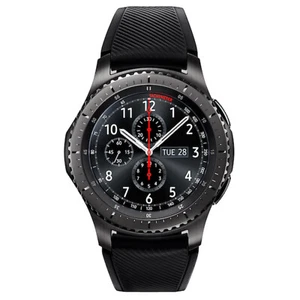 Samsung Gear S3 Frontier Bluetooth Smartwatch 46mm Silicone Band- Good Condition - Picture 1 of 7