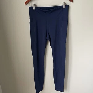 Lands End Damen marineblau volle Länge Leggings Größe M 10-12 - Bild 1 von 8