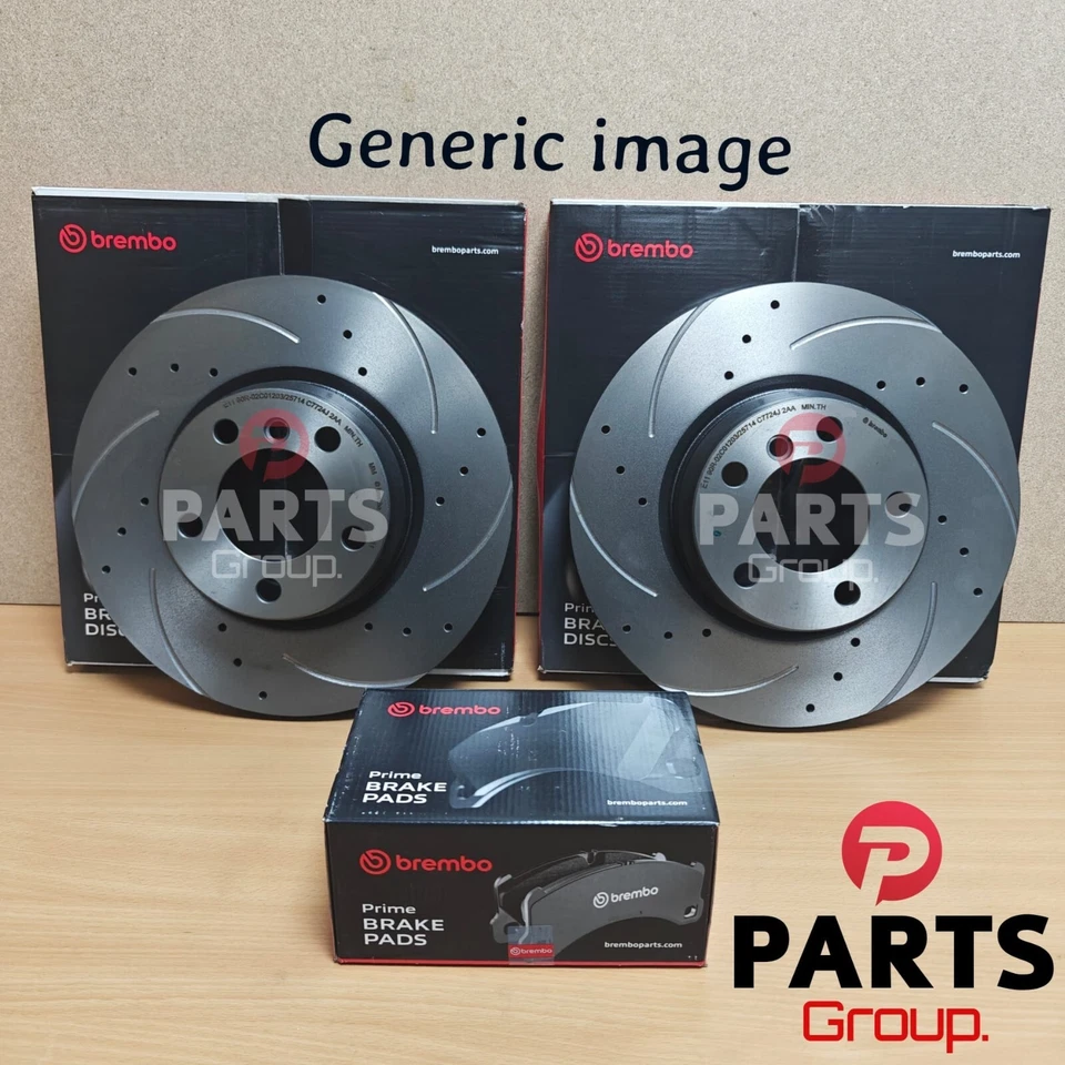 FITS BMW X1 SDRIVE 16D 1.5 F48 BREMBO FRONT BRAKE DISCS 307MM & BREMBO PADS - Image 1 of 1
