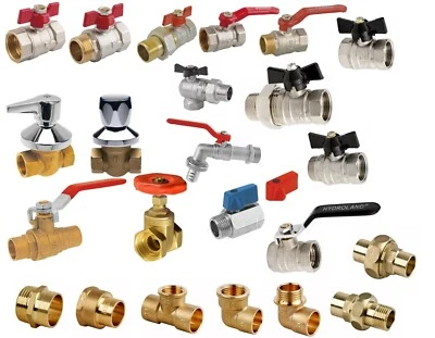 Kugelhahn Auslaufhahn Absperrhahn Absperrventil Ventil Schieber 1/2 3/4 1 2 Zoll - Bild 1 von 4